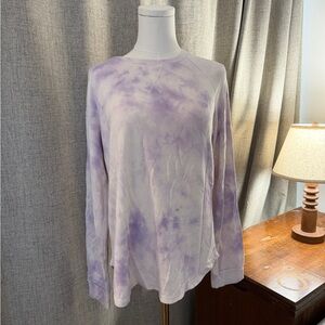 Thread And Supply Lavender Tyedye Sweater